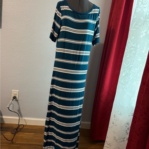 LOFT | Dresses | 25 Loft Short Sleeve Tall Maxi Dress | Poshmark